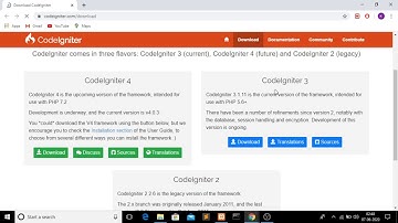 How To Download And Install Codeigniter Framework In Easy Way