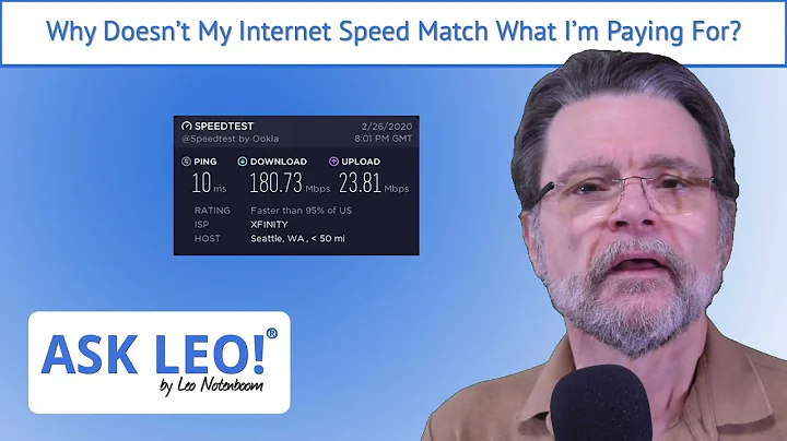 Why Doesn't My Internet Speed Match What I'm Paying For?
