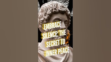 Embrace Silence: The Secret to Inner Peace
