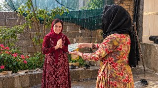 Shahla’s Simple Village Life on a Rainy Day… Working for a Wealthy Woman, Then a Twist! 🌧️❤️