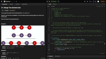 Merge Two Sorted Lists | Java | Detailed Video | Leetcode Problem