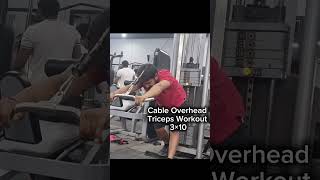 Triceps workout 💪 🏋🏋 #devkinandanvlogs #shorts #viral #gym #trending #ytshorts #vlog #motivation