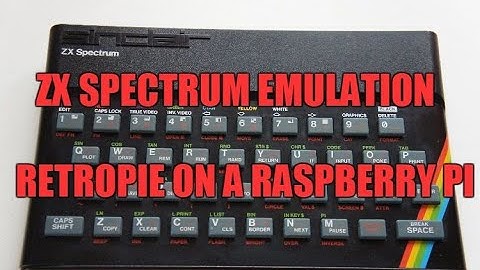 RetroPie - ZX Spectrum Emulation on a Raspberry Pi