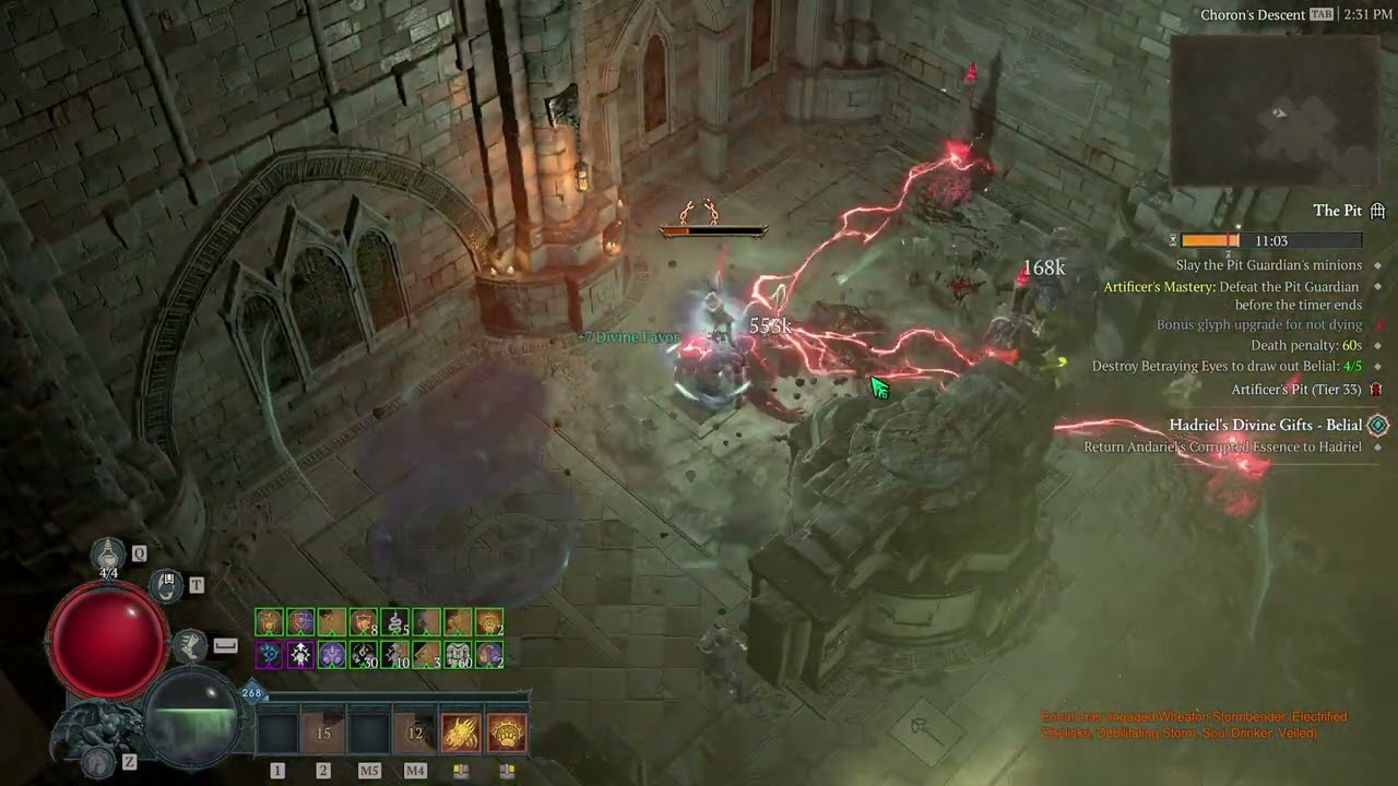 Diabl 4 Season 11 Druid Pulverize Fresh 60 Pit Runs