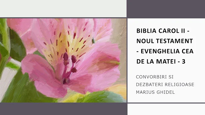 BIBLIA CAROL II - NOUL TESTAMENT - EVENGHELIA CEA ...