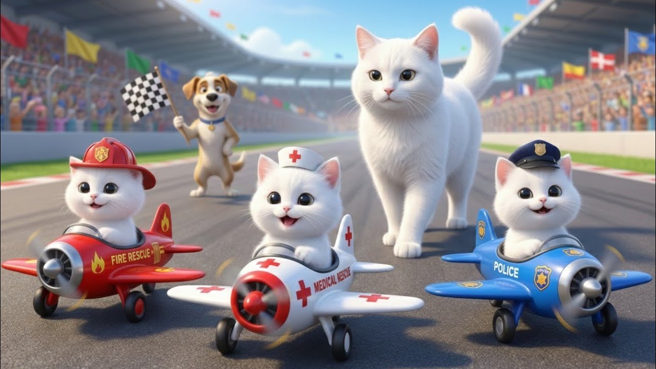 Mama Cat Turns Farm Fur Into a Magical Hat for Her Kittens 🐱✨ 