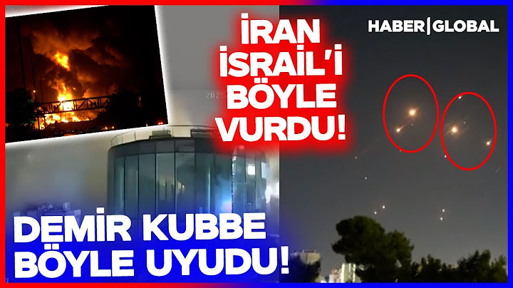 İran'ın İsrail'i Vurduğu Görüntüler Ortaya Çıktı! İran Hava Savunma Sistemini Aktif Etti!