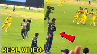 Frustrated Hardik Pandya Angry Reaction When Jadeja Celebrate Front of Him | CSK vs GT IPL 2023 screenshot 5