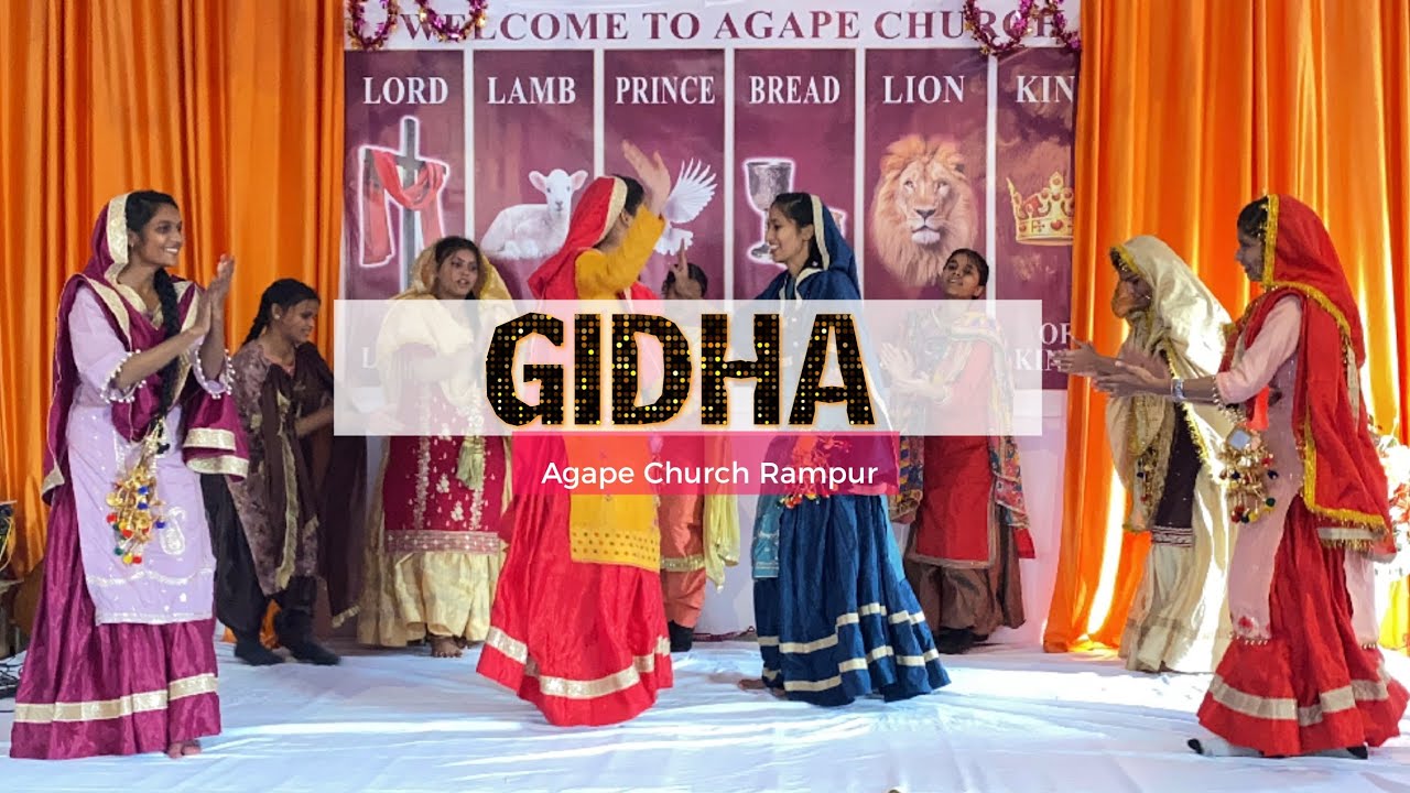 yeshu raja jag vich aya boliyan( Gidha) A.C.A CHURCH (RAMPUR)