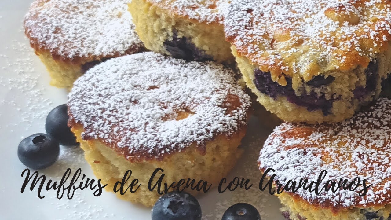 MUFFINS DE AVENA Sin Harina Ni Azúcar RECETA FACIL Y RAPIDA!! YouTube