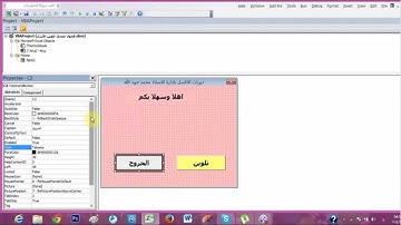 الابداع الاول للأستاذة ساجدة العزاوي في  تلوين الازرار و خلفية النموذج  باليوزر فورم