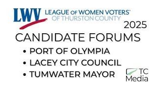 2025 Thurston County Candidate Forums