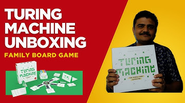 Turing Machine Family Board Game Unboxing - keep your family away from iPhone screen scrolling