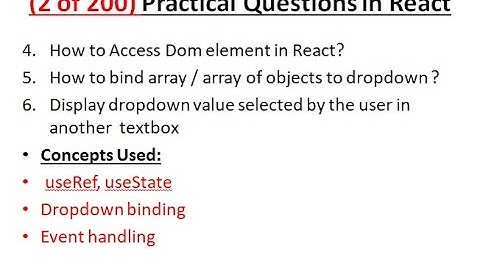 🔴 Part - 2 : Reactjs interview questions and Answers | Reactjs tutorial