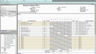 What's New in Revit MEP 2011 - Panel Schedule Instances