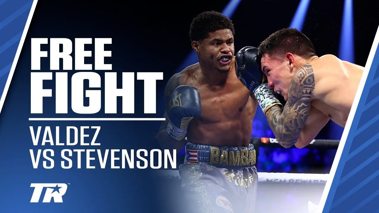 Shakur Becomes Unified Champion  Oscar Valdez vs Shakur Stevenson  FREE FIGHT  Shakur Back Thur