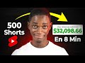 Comment crer 500 youtube shorts en 8 min  automatis