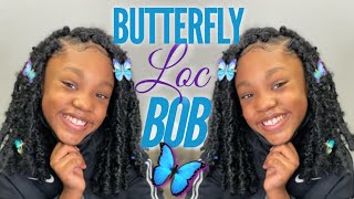 QUICK Kids Butterfly Loc Crochet Bob |NO Wrapping| Janet Collection Nala Tress 3x Butterfly Locs screenshot 4