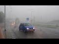 Zware regen in Rotterdam 21-07-2009