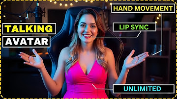How to Make FREE Realistic Talking AI Avatar Generator + Lip Sync Tutorial New Method 2025