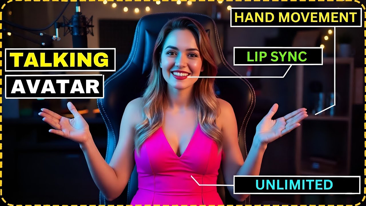 How to Make FREE Realistic Talking AI Avatar Generator + Lip Sync Tutorial New Method 2026