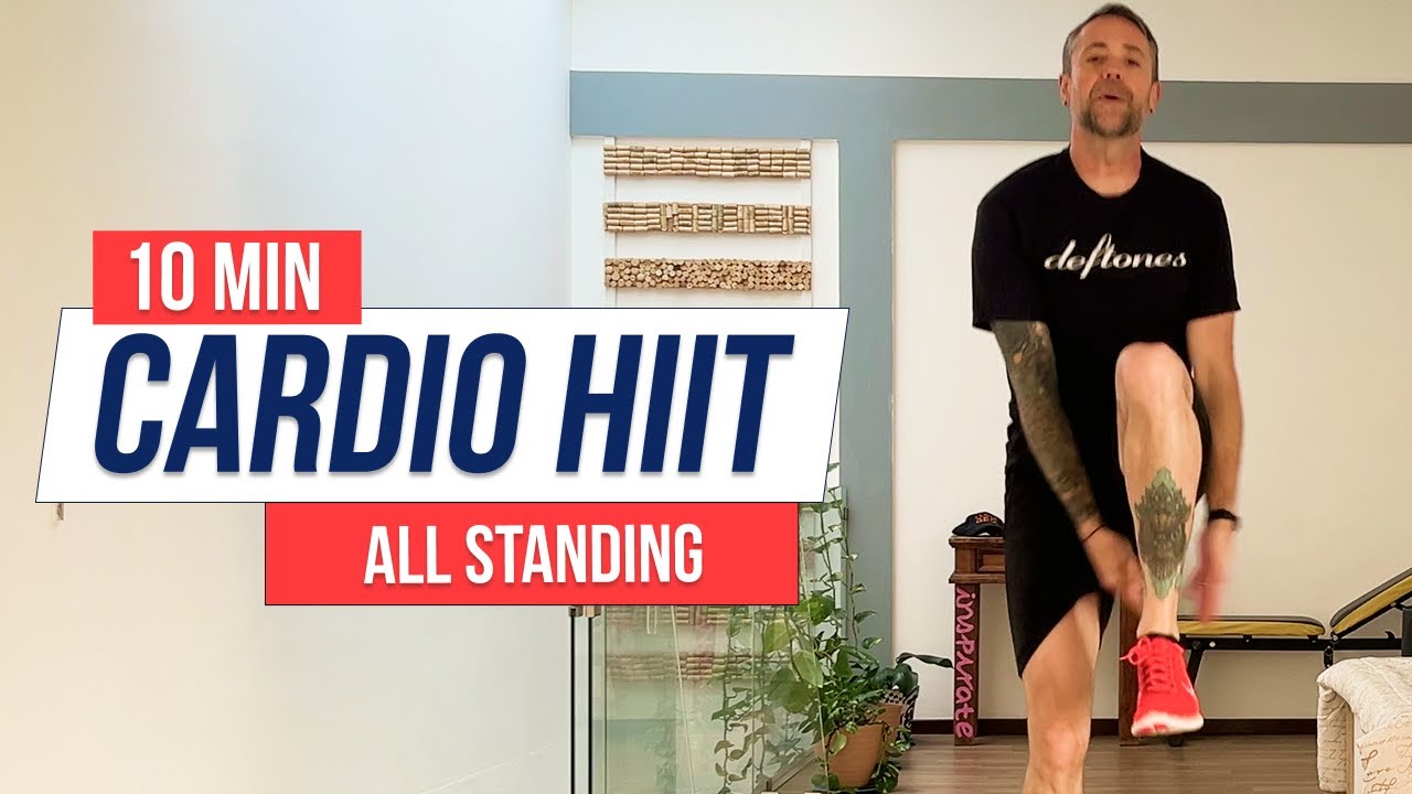 10 MIN CALORIE BURNER HIIT 🔥 Cardio Workout At Home , Full Body, No Equipment