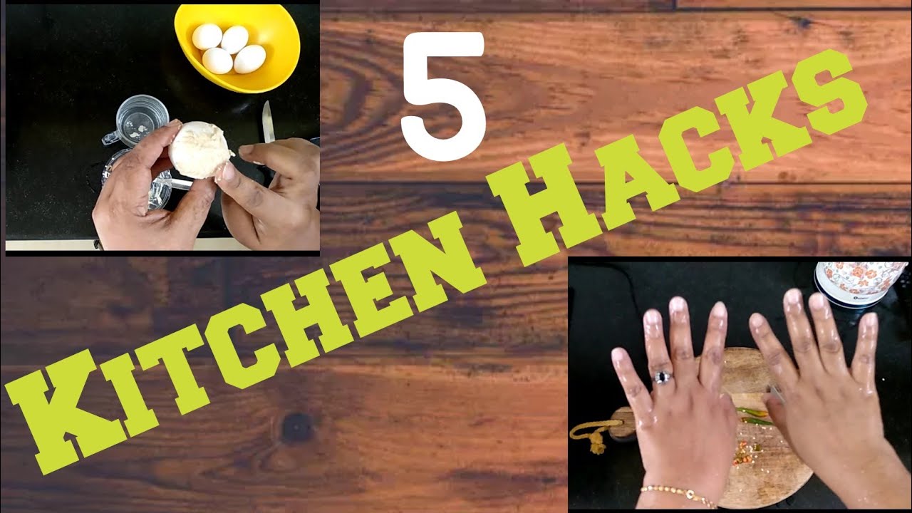 5 Kitchen Hacks | Kitchen Tips And Tricks - YouTube