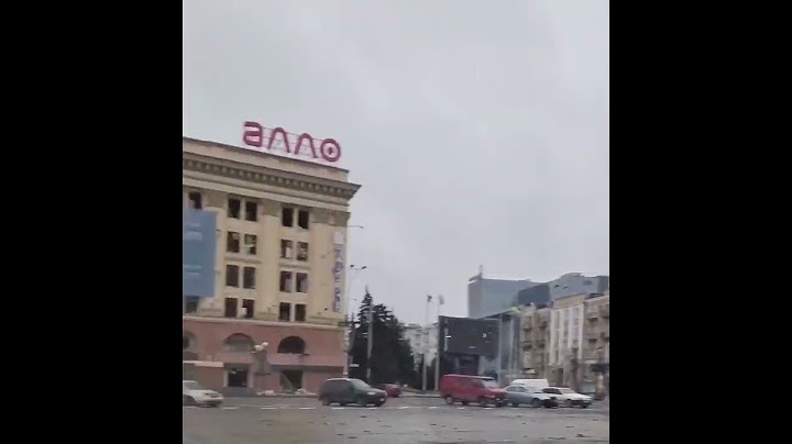 Последствия удара взрыва в Харькове