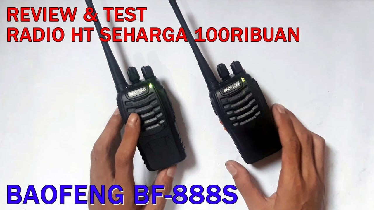 Review HT Baofeng BF 888S Walkie Talkie YouTube