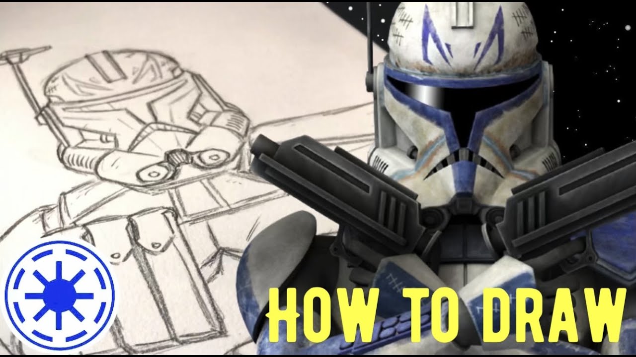 how to draw clone trooper helmet