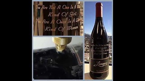 Wine Bottle Gift Engraving