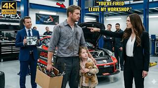 The CEO Fired a Single Dad for Fixing the Engine - Not Knowing He Built Every Race Car There
