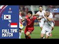 Afc u23 asian cup qatar 2024  quarter final indonesia 2 vs 2 south korea  full time match