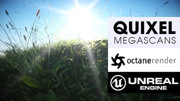 Quixel Megascans in the Unreal Engine 4 + Octane Render ~ First Impressions