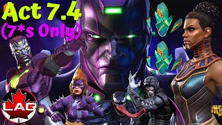 Act 7 Final Boss! Carina's Challenge 7 For 7! Act 7.4 Using ONLY 7-Star Champs! Superior Kang! -MCOC