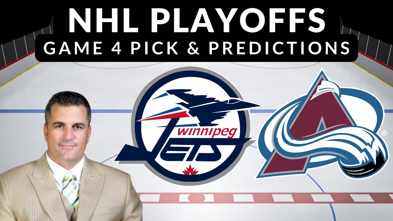 Jets at Avalanche Game 4 NHL Playoffs Sunday 4/28/24 Picks And Parlays nhlplayoffs YouTube