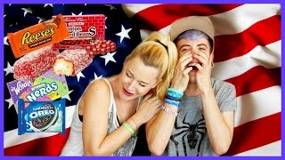 PROBANDO DULCES AMERICANOS (Con @NohewiVlog)