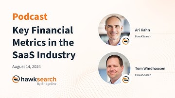 Key Financial Metrics in the SaaS Industry with HawkSearch CFO Tom Windhausen