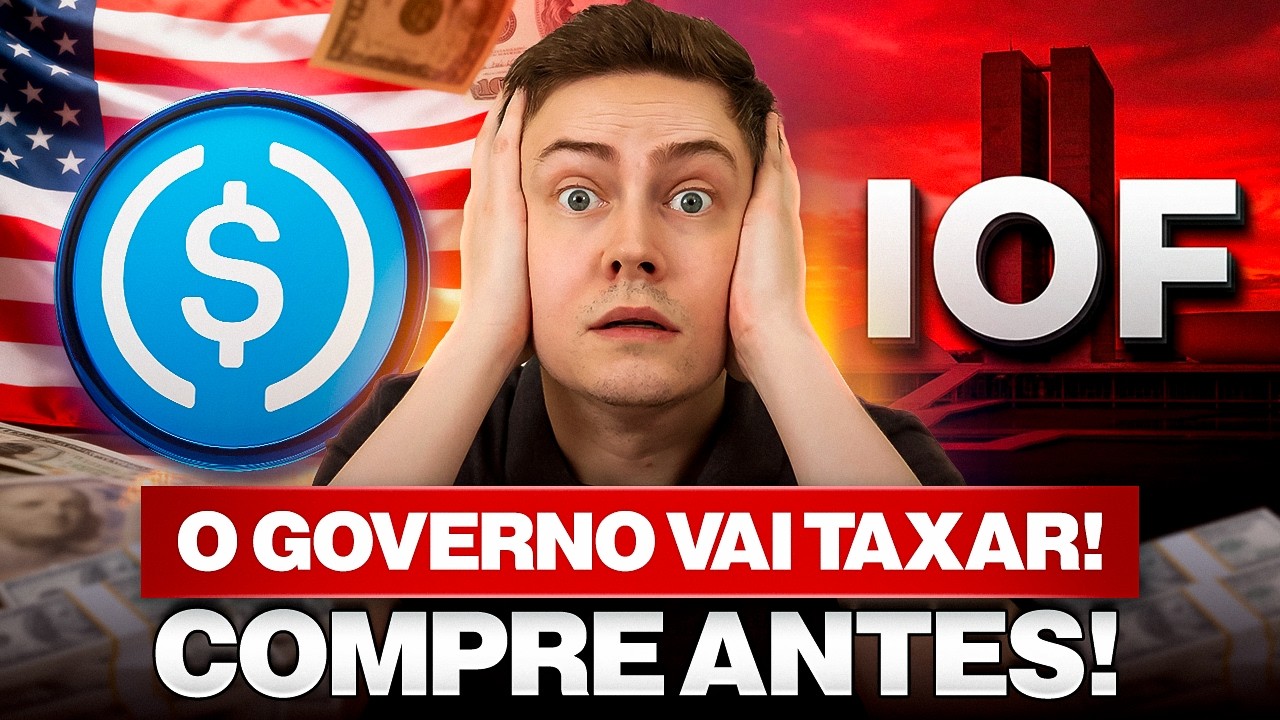 URGENTE: Novo IMPOSTO sobre USDC e CRIPTOMOEDAS (IOF 3,5%)!