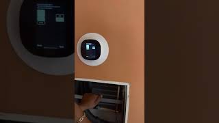 How to programme a ecobee thermostat .. fan coil