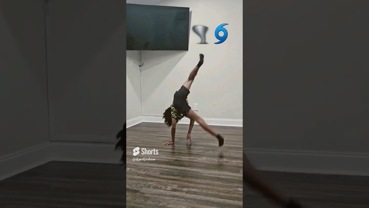 I learned a NEW TRICK🤪 What is this called? gymnast shorts spinning