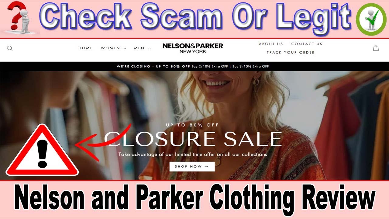 Nelson and Parker Clothing Review 🔥 Legit Online Store or Fashion Scam? BEWARE!