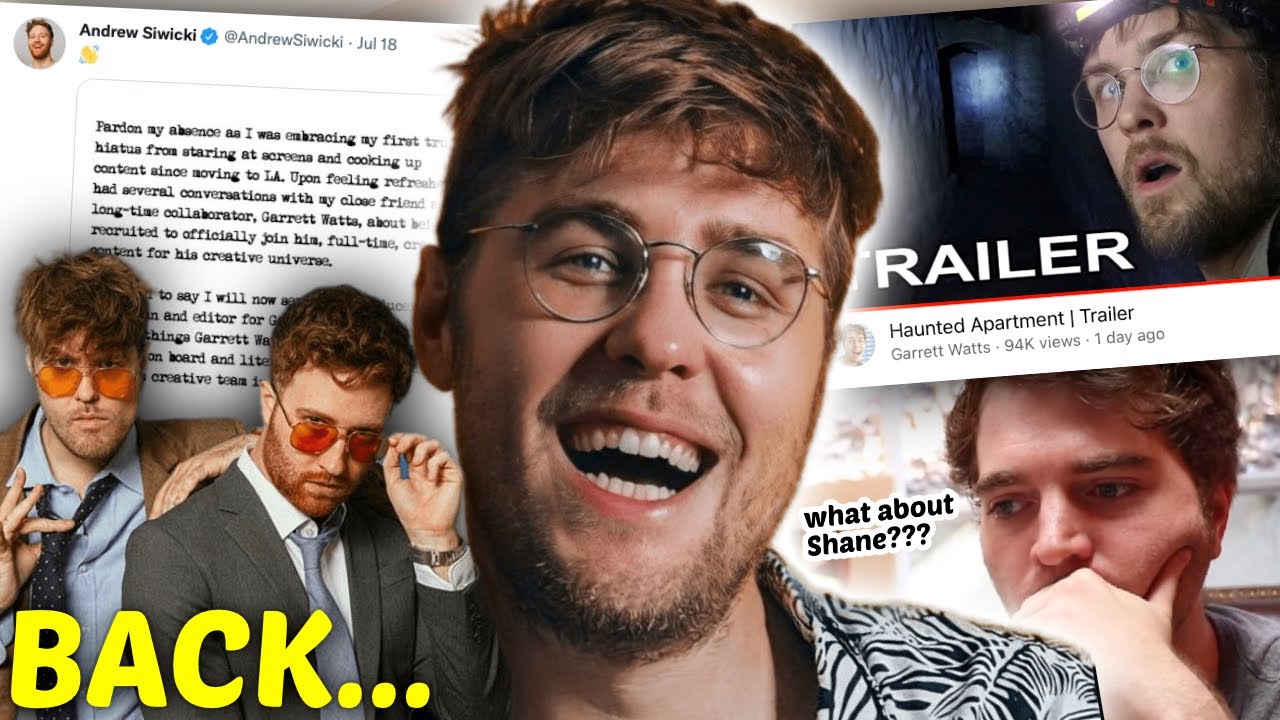 Garrett Watts & Andrew DONE with Shane Dawson...? YouTube