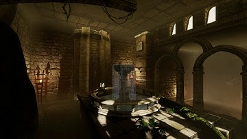Ancient crypt interior Unreal Engine 4
