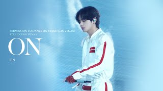 220416 Permission to Dance on Stage in Las Vegas - ON / BTS V / 방탄소년단 뷔 (4K fancam)