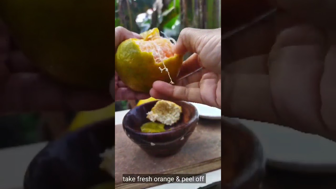 DIY Vitamin C toner from orange peel ll Homemade vit c toner ll orange