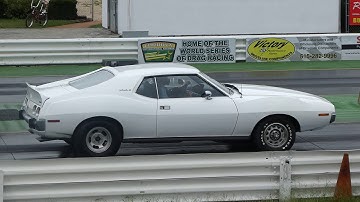 AMC RACES 2018- Cordova,IL--Street-Rd 2- 1973 Javelin vs 1968 Javelin SST 232