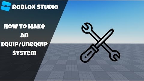 How to make a Equip/Unequip System in Roblox! [Inventory] (Roblox Studio Scripting Tutorial 2025