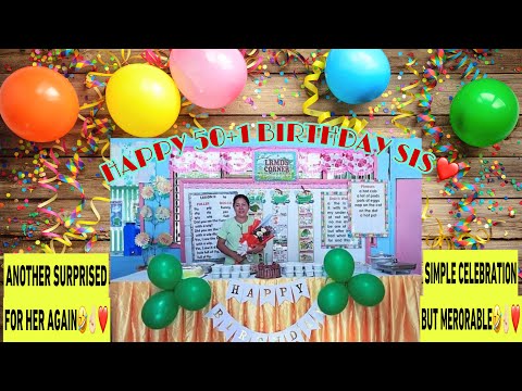 MY SISTER BIRTHDAY BLAST 💥 SURPRISED❤️🎂🎁🎊🎈🎉