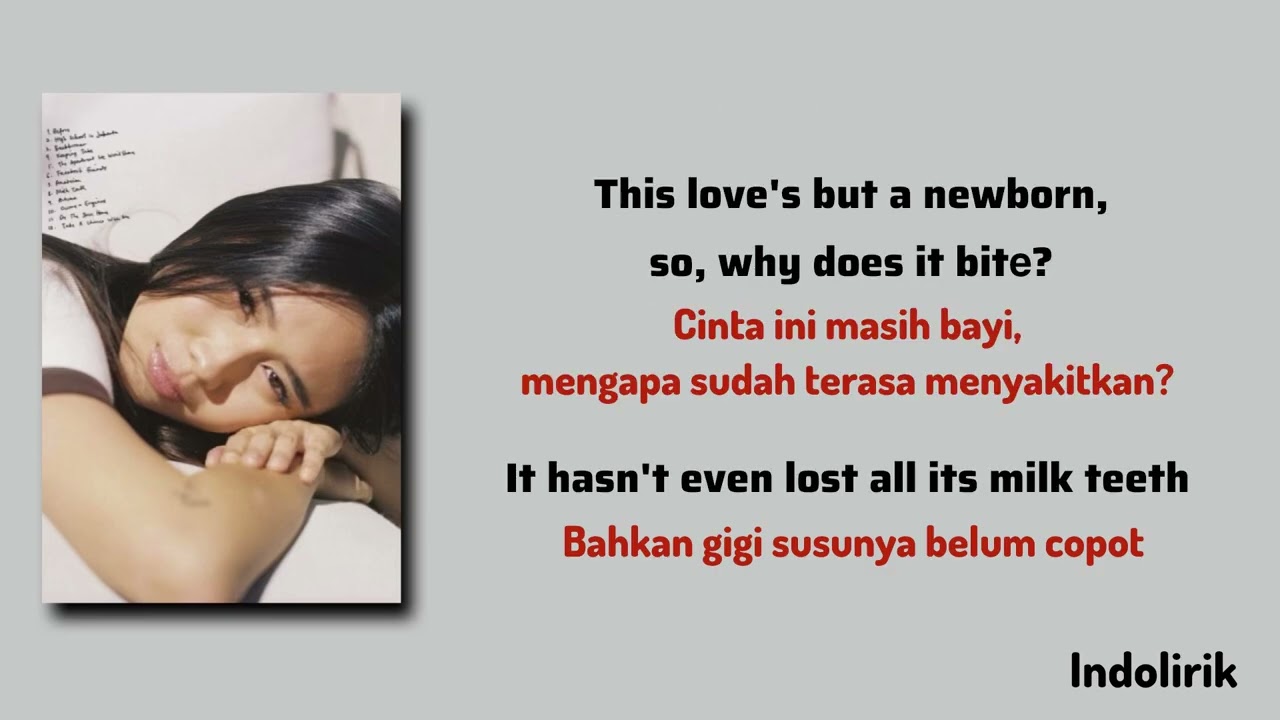 NIKI – Milk Teeth | Lirik Terjemahan Indonesia